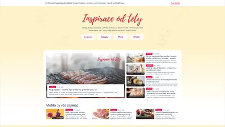 Blogovací stránky - Inspirace od Tety