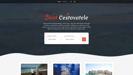 Blogovací stránky - Život cestovatele