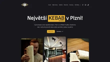 Webové stránky největšího kebabu v Plzni