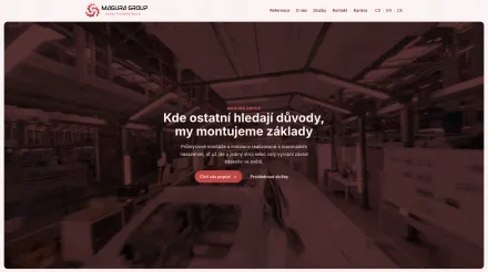 Webová stránka firmy Magura Group s.r.o.