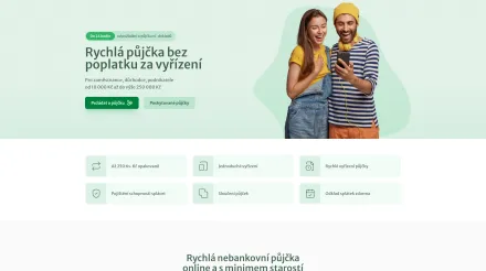 Webová stránka Potřebuju půjčku